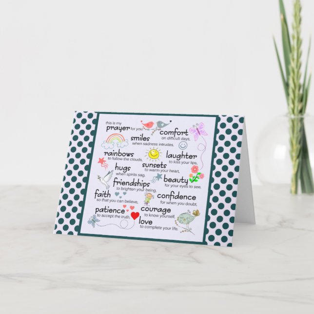 Cartão Minha Oração Por Você (Frente)