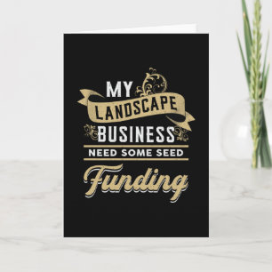 Cartão Minha Paisagem Paisagismo Jardim Paisagista Engraç