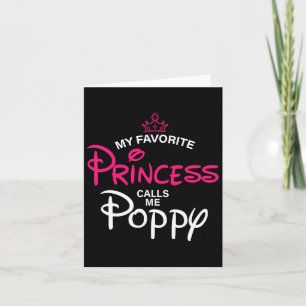 Cartão Minha Princesa Favorita Me Chama de Filha do Papai