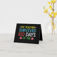 Minha Professora Sobreviveu ao 100º Dia da Minha E