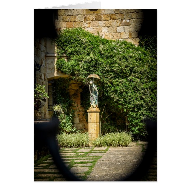 Cartão Minha senhora justa (Frente)