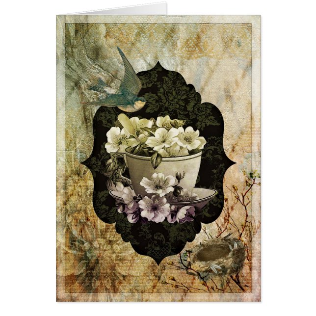 Cartão Minha taça de chá (Frente)