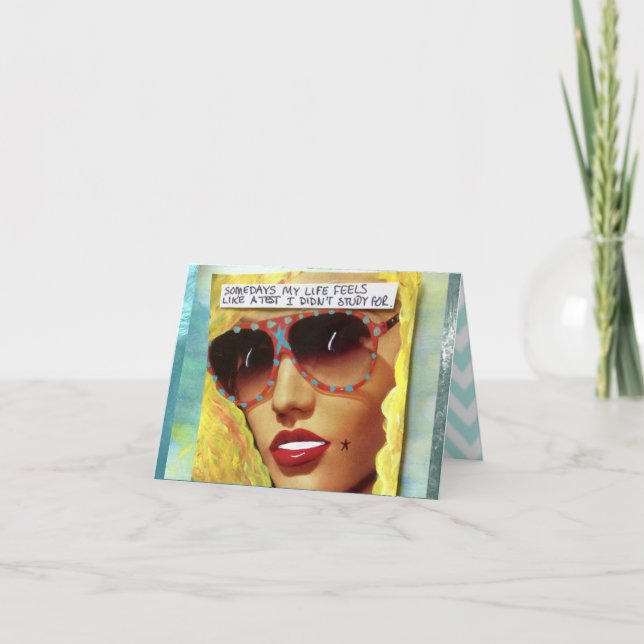 CARTÃO MINHA VIDA DE NOTECARD-SOMETIMES SENTE O GOSTO (Frente)