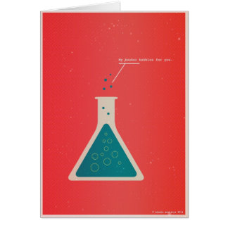 Cartão Minhas bolhas da taça para você