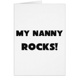 Cartão MINHAS ROCHAS do baby-sitter!