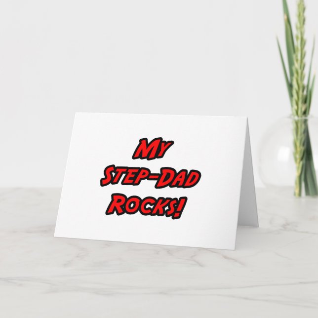 Cartão Minhas Rochas Pai Passo (Frente)