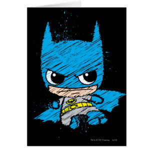 Cartão Mini Batman Sketch