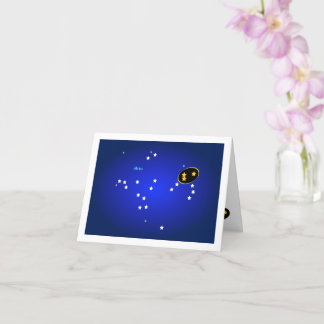 Cartão Mini carte de Lucky Stars pour le 6 Avril