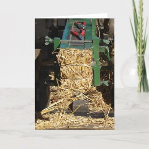 Cartão Mini Hay Baler