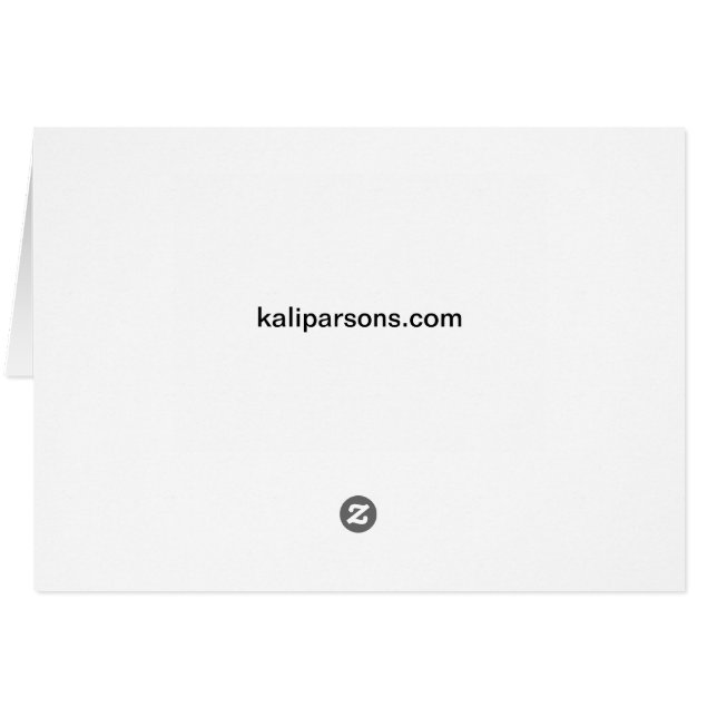 Cartão Mini mim (Verso Horizontal)