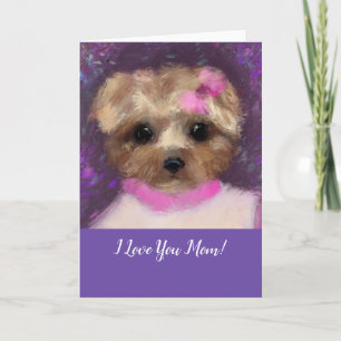 CARTÃO MINI YORKIE POO