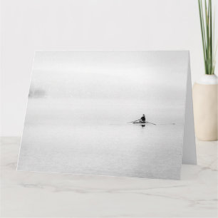 Cartão Minimalismo de solteiro Scull