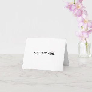 Cartão Minimalista Branco Elegante para Qualquer Ocasião