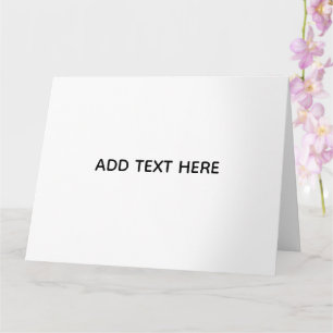 Cartão Minimalista Branco Elegante para Qualquer Ocasião