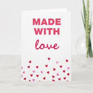 Cartão Minimalista de Amor