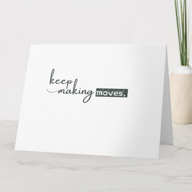 Cartão Mínimo sofisticado (Frente)