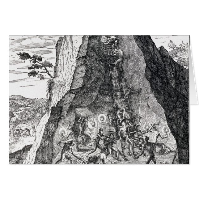 Cartão Mining', Francoforte, 1602 (Frente Horizontal)