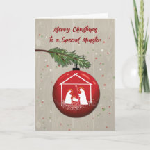 Ministro Enfeites de natal com Manger