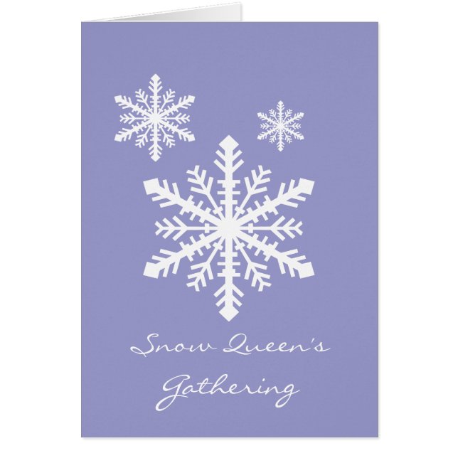 Cartão Minnesnowta Snowflake (Frente)