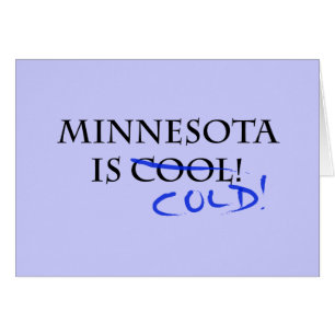 Cartão Minnesota é Legal e frio!