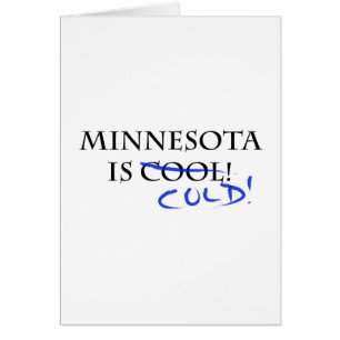 Cartão Minnesota é Legal e frio!