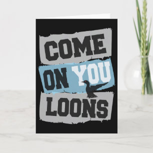 Cartão Minnesota Soccer Loon - Venha Você Loons