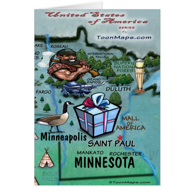 Cartão Minnesota USA Card (Frente)