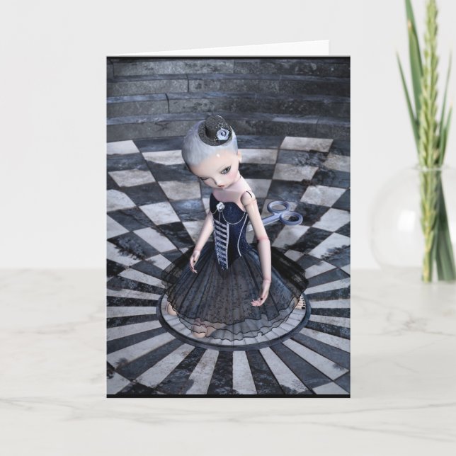 Cartão Mishka notecard (Frente)