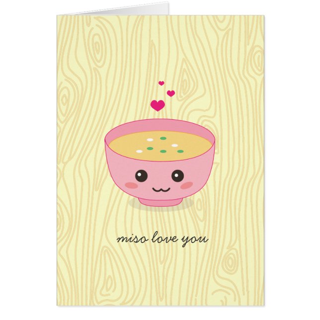 Cartão Miso Love You Card (Frente)