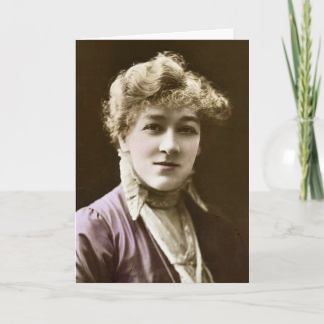 Cartão Miss Mary Moore (Frente)