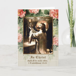 Cartão Missa Católica Oferta de Missa de Simpatia Religio