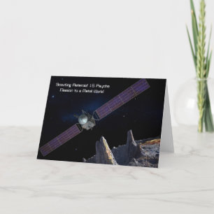 Cartão Missão de Vigilância no Asteroide 16 Psyche