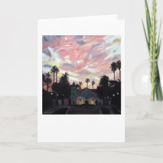 Cartão "Missão Santa Clara" pela comida de Trina