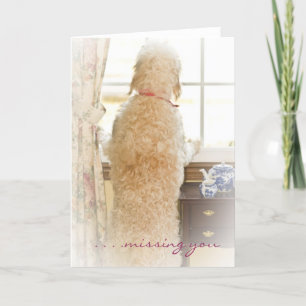 Cartão Missing You - Card - Pet Dog