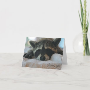 Cartão "Missing You" Notecard