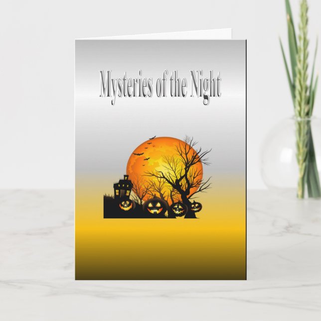 Cartão Mistérios da Noite (Frente)