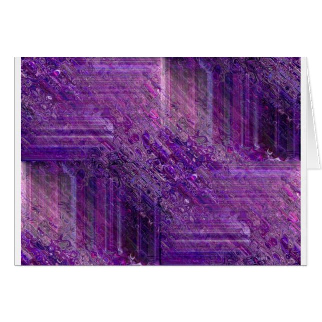 Cartão Mística roxa (Frente Horizontal)