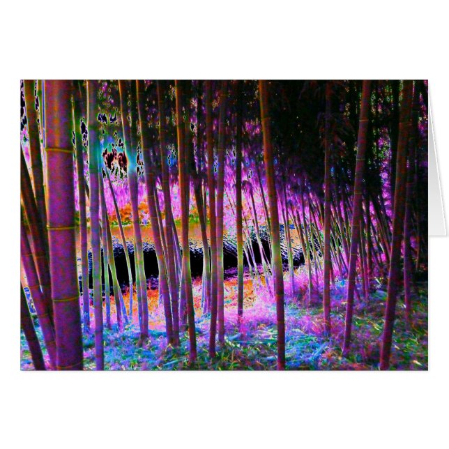 Cartão Místico Florestal (Frente Horizontal)