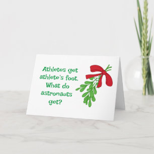 CARTÃO MISTLETOE HUMOR PARA O NATAL ESTE ANO