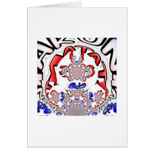 Cartão Mistura Cultural Única do Twist Francês Hakuna Mat