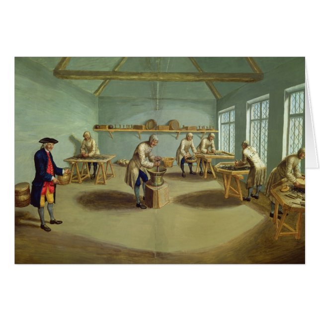 Cartão Misturando o pó (Frente Horizontal)