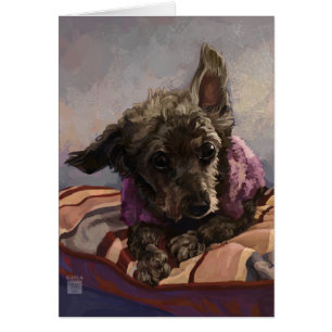 Cartão Misty the Poodle