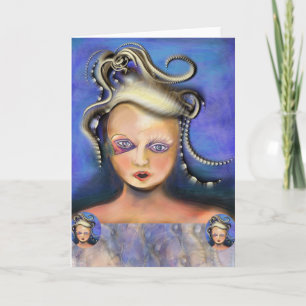 Cartão Misunderstood Medusa card by Anjo Lafin