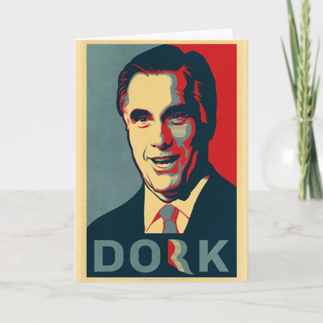 Cartão Mitt Romney Dork (Frente)