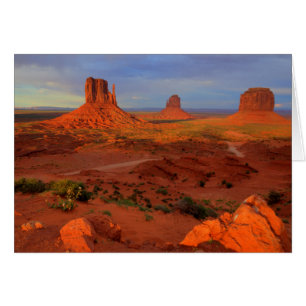 Cartão Mittens, vale do Monumento, AZ