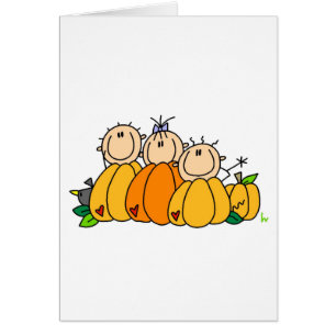 Cartão Miúdos da abóbora