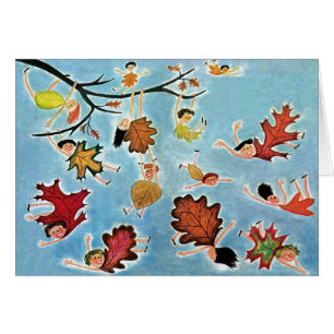 Cartão Miúdos da folha