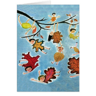 Cartão Miúdos da folha