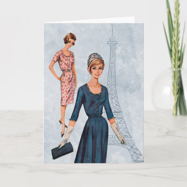 Cartão Moda 1962 (Frente)