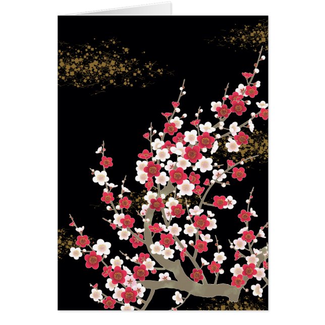 Cartão Moda Floral Retro Legal Bonita, Cuta (Frente)